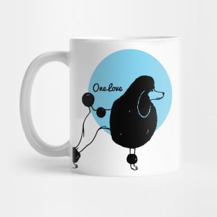 Just a One Love Poodle Mug